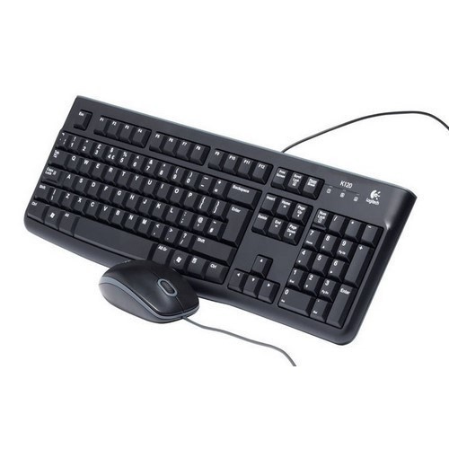 TECLADO+RATON LOGITECH MK120 C/CABLE